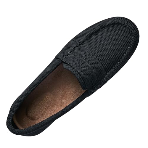 Image of Cvistpieo Loafers for Women Comfortable Dressy Casual Work Flats Lightweight & Breathable Slip On Walking Shoes Knit