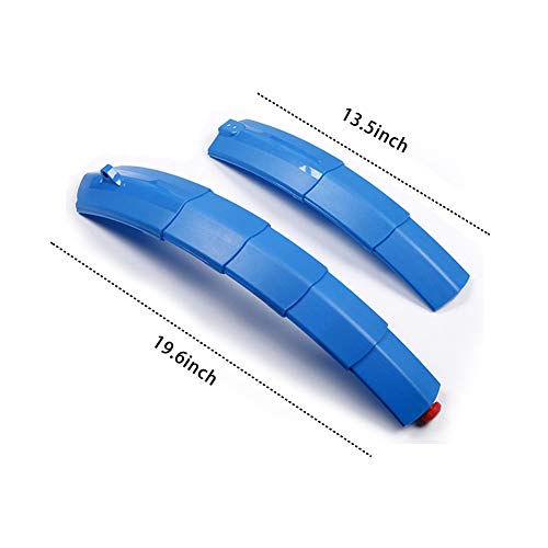Bbrand Bike Fenders rain mud Tile All-Inclusive rainguard for Road Mountain Bicycle, Fenders Set 20-26 inch Retractable 5 Colors Optional (Blue)