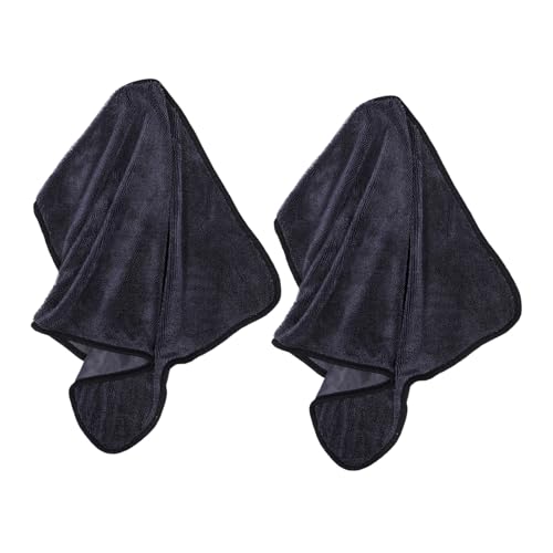 BCOATH 2pcs Dual Sided Car Drying Towels Ultrafine Fiber Absorbent Cleaning Cloth for Car Windows Versatile Auto Wash Rag for Efficient Water Absorption and Quick Drying
