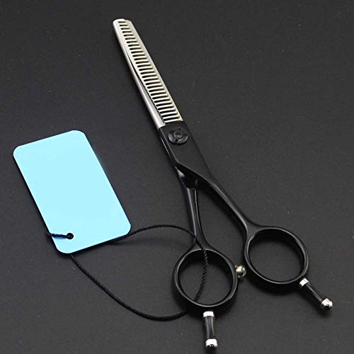 Preisvergleich Produktbild GJJSZ Professionelle Friseurschere, linkshändiger Haushaltsdiamant Professionelle Friseurschere, Friseurschere, Ausdünnungsschere, Zahnschnitt 5,5 Zoll