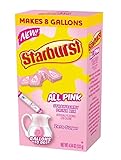 Starburst Mélange de boisson zéro sucre à la fraise rose pour 123 g