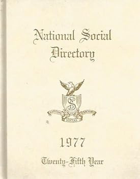 Hardcover NATIONAL SOCIAL DIRECTORY 1977 Book