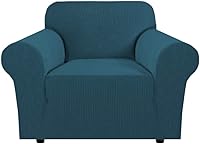 Vista 86 de H.Versailtex - Fundas elásticas para sofás/sillones, fundas para sofás de sala de estar, cubierta para sofá de 3 cojines, con tela jacquard gruesa a