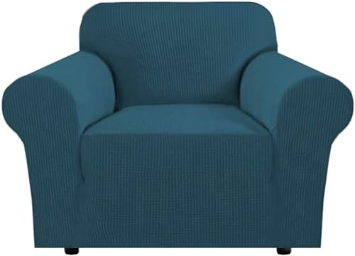 Miniatura 83 de H.VERSAILTEX Funda elástica para sillón, cubierta de sofá, protector de muebles, alto spandex, cuadros pequeños, jacquard tejido, fundas de sofá