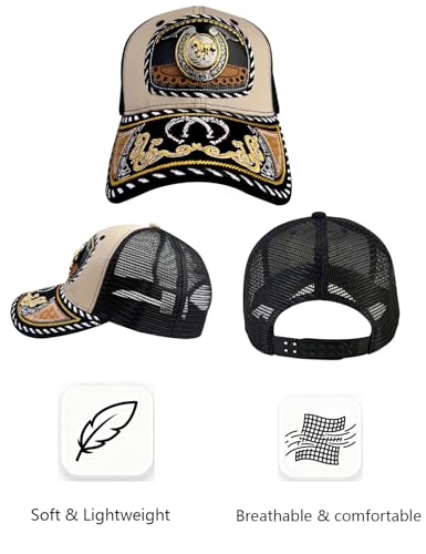 Image of TOPACC Western Trucker Hat for Men Women Cowboy Country Hat Snapback Cap