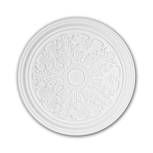 Rosetón elegante Profhome 156034 de poliuretano pretratado 2