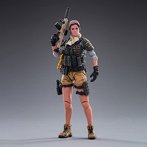 Lingxuinfo 1/18 Fearless Tigers-Feng Min Soldier Model Action Figure Model, Military Soldiers Playset Realistic Gear And Accessories, Display Collection Gifts #TOP5