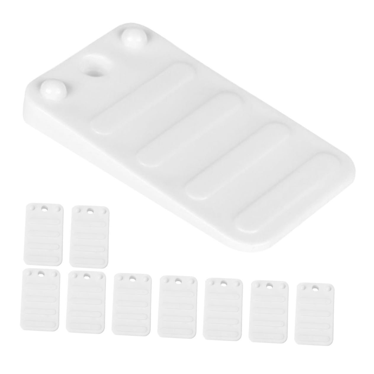 Generic 12pcs Table Leveling Shims Door Stopper Pads Cabinet Door Bumpers Multi-Functional Furniture Shims
