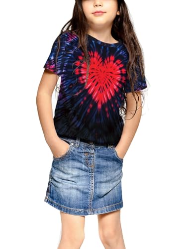 Image of Ainuno Graphic Tees for Boys Girls Kids 7-14Y, Summer Short Sleeve T Shirt Cool 3D Print