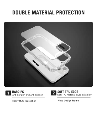 Image of DailyObjects Case for iPhone 14 Compatible with Mag-Safe Wireless Charging, Stride 2.0 Squircle Yellow Slim Shockproof Back Cover with Inner Magnetic Ring
