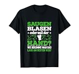 Aspiradora de burbujas de jardín o con la mano para trabajos de jardinería. Camiseta