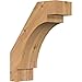 Ekena Millwork BRC06X14X18MRC00SWR 5 1/2"W x 14"D x 18"H Merced Smooth Knee Brace, Western Red Cedar
