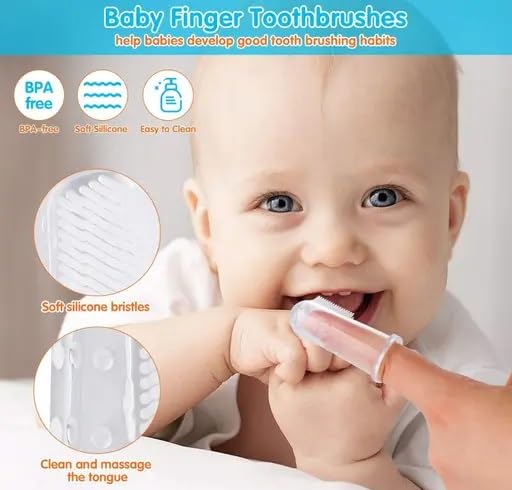 Image of Episkey 5 In1 Baby Grooming Kit for New Born Baby, Infants, Toddlers | Portable Grooming Kit With Baby Hair Brush, Comb, Baby Nail Scissor, Baby Nail Cutter, Tweezer, Nail Filer (Blue, Pack of 1) (BABY KIT 5PCS)