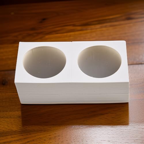 Caja para almacenamiento de monedas de cartón blanco miniatura 4
