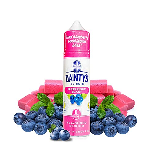 Daintys - Bubblegum Blast - Eco Vape E-Liquid | 50ML | Sin Nicotina: 0MG | 70VG/30PG | E-Liquido para Cigarrillos Electronicos | Vaper | E Cigarette | E Shisha Cover