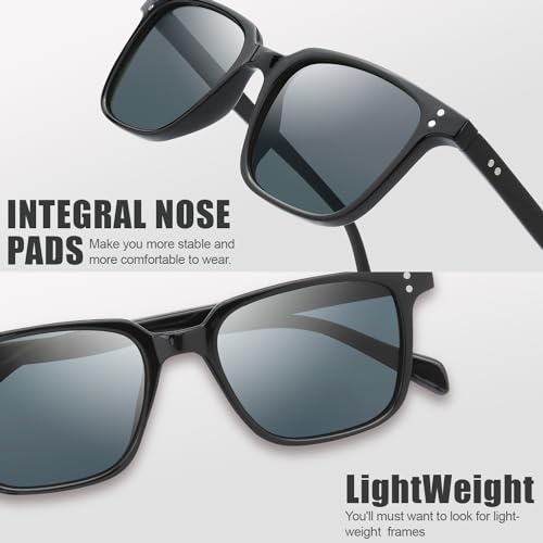 Image of The Fresh Trendy Square Sunglasses for Man Woman Fashion UV Protection Lens Men Women Sunnies Sunglasses