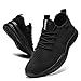 QD auf günstig Kaufen-CAIQDM Schuhe Herren Laufschuhe Sneaker Outdoor Sportschuhe Turnschuhe männer Joggingschuhe atmungsaktiv Running Shoes Men Walking Schuhe Freizeitschuhe Fitness Schuhe Schwarz 45 EU