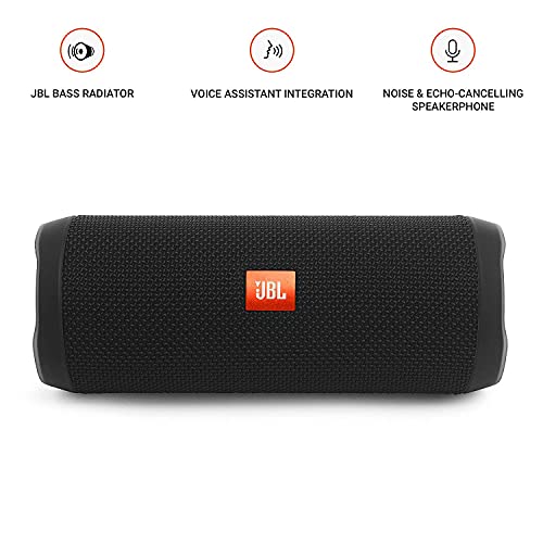Image of JBL Flip 3 Splashproof Portable Bluetooth Speaker (Black)