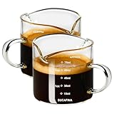 2 Stück Espresso Kännchen, Espresso Messbecher,...