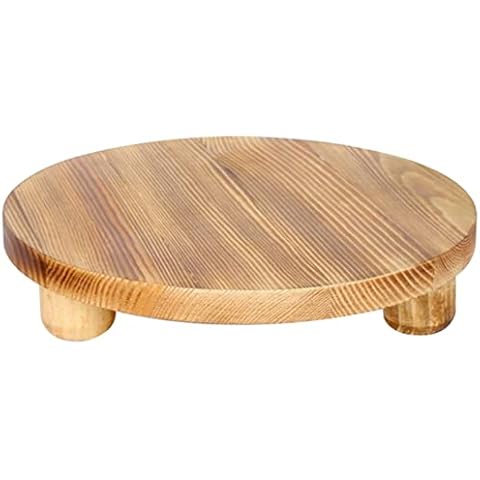 Cabilock Wooden Plant Stool for Indoor Outdoor Display Cover