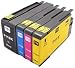 Produktbild Printing Pleasure 4 XL Druckerpatronen für HP Designjet T120, T520 | Ersatz für HP 711XL CZ129A, CZ130A, CZ131A, CZ132A