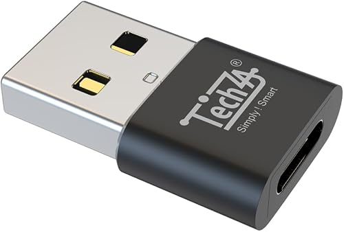 Type-C Female to USB3.2 Gen-2 Convertor, Aluminium Alloy, Fast Charge and Transfer, Model TZ-CN06
