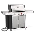 Weber Genesis S-335 Gas Grill, Natural Gas, Stainless Steel