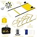 YGORTECH Agility Ladder, Soccer Training Equipment Set, 4 Agility Hurdles, 20ft Speed Ladder, Running Parachute, 12 Football Cones, Jump Rope | Soccer Basketball Athletes Speed Training Yellow