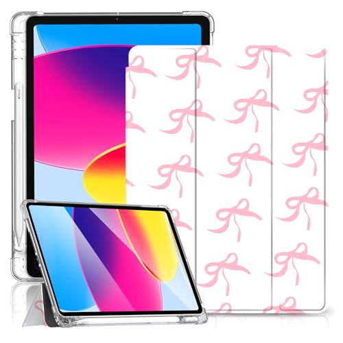 Coque iPad 11 2025 nœud rose, l'accessoire idéal au quotidien