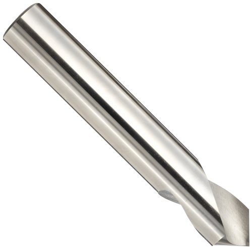 YG-1 - 0201L High Speed Steel NC Spotting Drill Bit, Uncoated (Bright), Straight Shank, Slow Spiral, 90 Degree, 5/16
