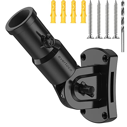 Heavy Duty T304 Stainless Steel Flag Pole Bracket (180° adjustable) with 2 installation methods
