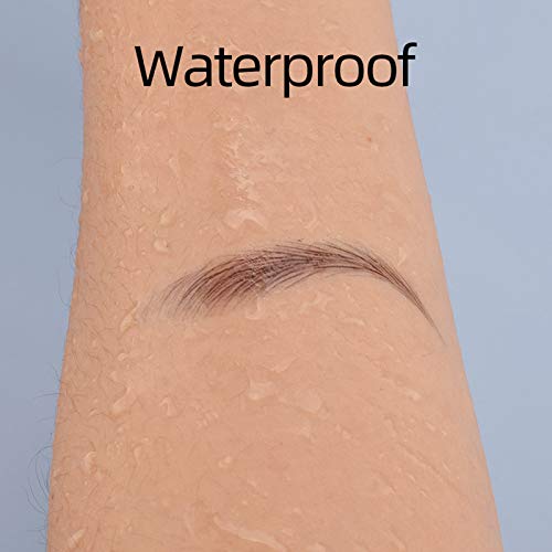 Autocolante de sobrancelha, Romacci Adesivos de sobrancelha de tatuagem impermeável sobrancelha perm