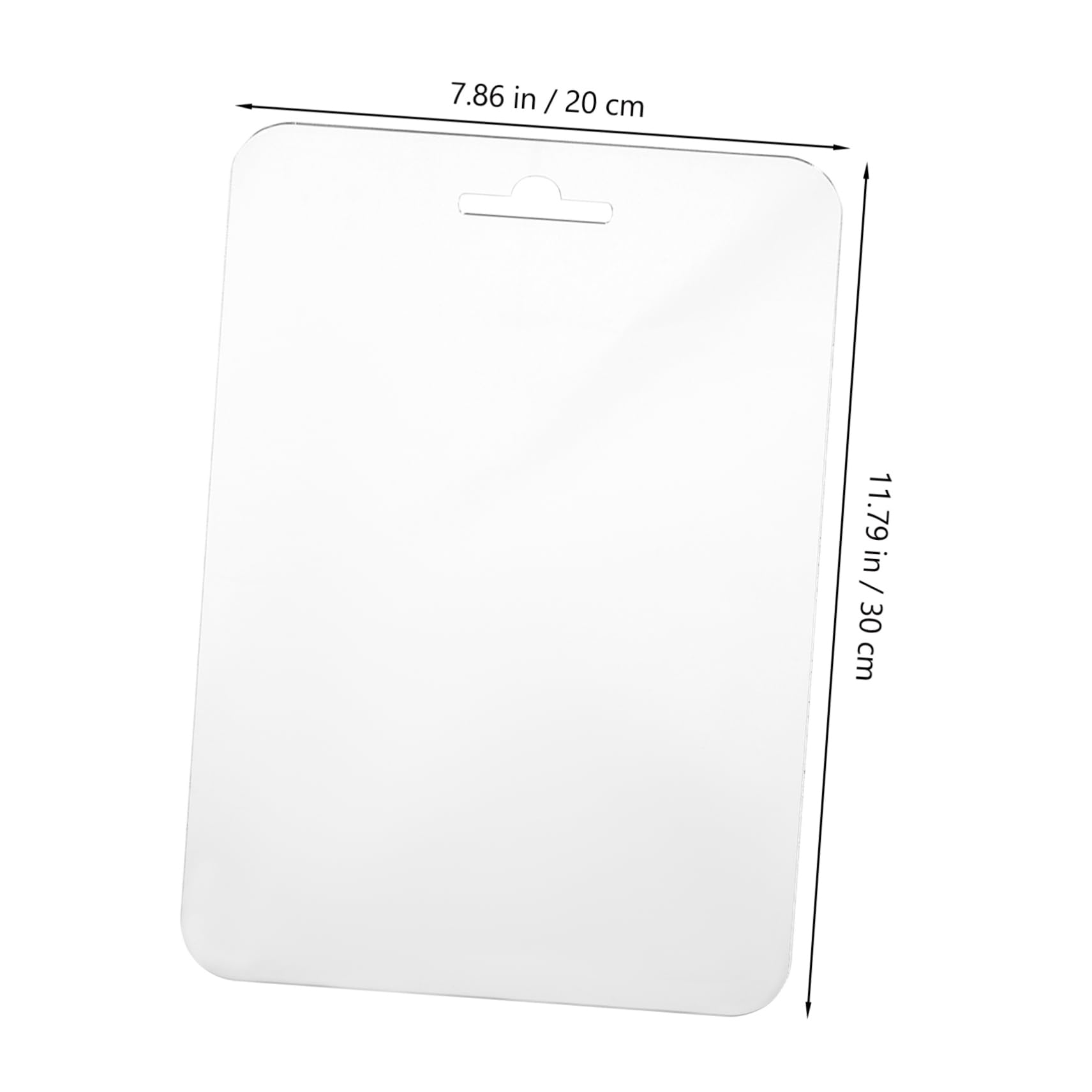 Didiseaon Unbreakable Camping Mirror 30x20cm Large Fogless Acrylic Makeup Mirror Bathroom for Men