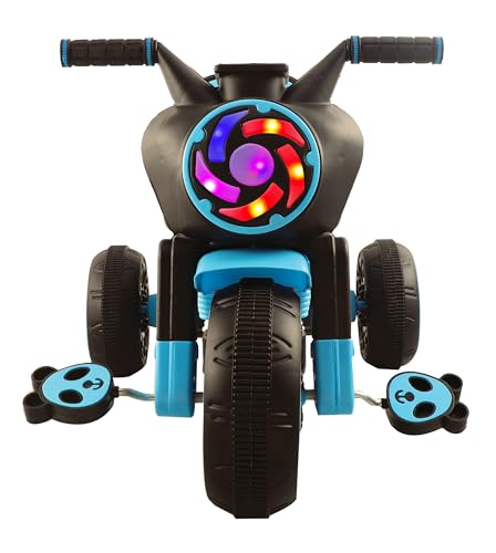 Image of Joyride Storm 250 Bike Pedal Tricycles for Kids 1 to 4 Years| Kids Cycle with Musical Horn, LED Lights,Durbale EVA Wheels | Fun Outdoor Cycle for Kids for 2 Years | 4 Colors (Blue)