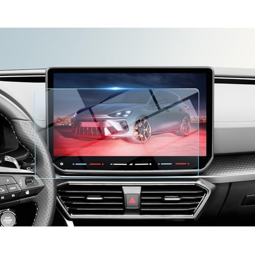 BIBIBO Protector de pantalla para navegación, compatible con Cupra Formentor Leon MK4 2025 Facelift, 12,9 pulgadas, vidrio templado 9H para pantalla de navegación, accesorios Formentor