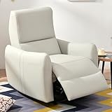 QKFF Wall Hugger Power Recliner Chair, Zero Wall Electric Recliner Chairs with USB Port, Space Saving Large Recliner for Living Room, RV, Home Theater