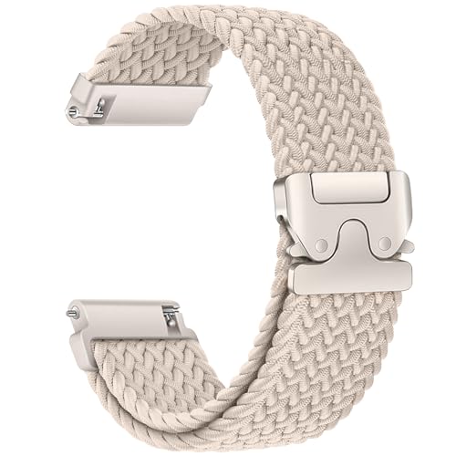 Geflochtenes Armband für Garmin Venu 3S/Venu 2S/Vivoactive 4S/Vivomove 3S/Forerunner 265s/255s/255s Music Damen/Herren Uhrenarmband 18mm Nylon Band Fallschirmschnalle 18 mm Smartwatch Ersatzarmband