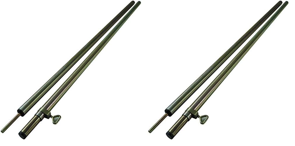 High Peak Zeltstange Teleskopstange, 42285, metallisch (legierter Stahl) (Packung mit 2) Sport & Freizeit