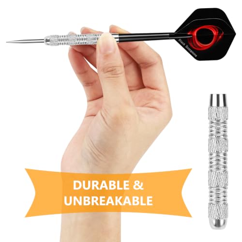 Image of Accmor Metal Tip Darts, Steel Tip Darts, 14 Grams Professional Metal Darts, Darts Metal Tip Set, Metal Darts for Dartboard
