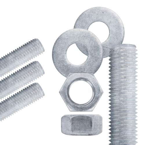 Conquest A307 Hot Dip Galvanized Threaded Rod 7/8"-9 x 18