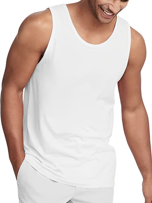 THE DUFFERSClassic Men's Tank Top - Sleeveless Shirt for Summer Vest for Man