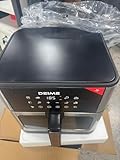 DEIME Air Fryer 10.2 QT Oilless 1700W Large Capacity Oven Air Fryers Healthy Cooker with 10 Preset, Large AirFryer for Families Visual Cooking Window, Non-Stick Basket, Included Recipe