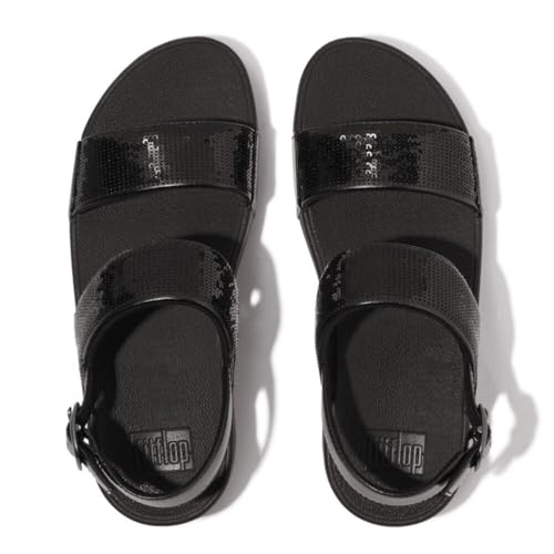 Image of FitFlop Women's, Lulu Sequin Slide Backstrap Sandal