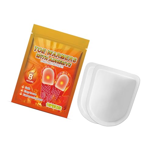 MOMOJIA Toe Warmers Adhesive Toe Heating Patches Foot Warmer Extended Warmth for Cold Days