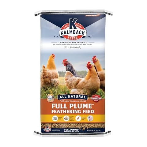 K Kalmbach Feeds Since 1963 Full Plume Feathering Feed 50 lb, 1 piece Cover