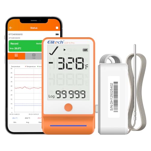 Image of Elitech Bluetooth Ultra-Low Temp Data Logger for Refrigerator
