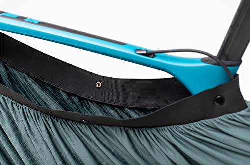 Funda para bicicleta extensible talla S M protectora impermeable para resguardar bicis en casa 4