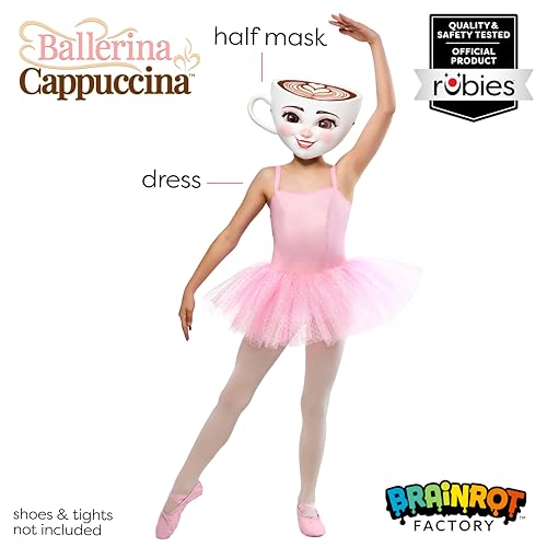 Disfraz completo Ballerina Cappucina niña talla grande miniatura 2