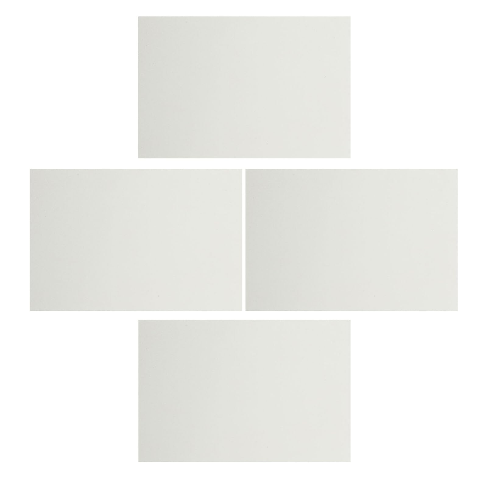 Artibetter Lot de 4 Plaques Métalliques Vierges pour Sublimation 20X30 CM en Aluminium Nacré Blanc Supports Thermiques pour Impression Photo Panneaux Décoratifs Muraux DIY Résistants à la