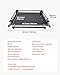 VEVOR Sliding Truck Bed Organizer, 68 x 48-Inch Heavy Duty Truck Bed Storage Drawer with 1000 lbs Capacity, Features 6 Movable Rings for Securing, 2-Postion Slide Out Tray for Pickup Trucks, Black